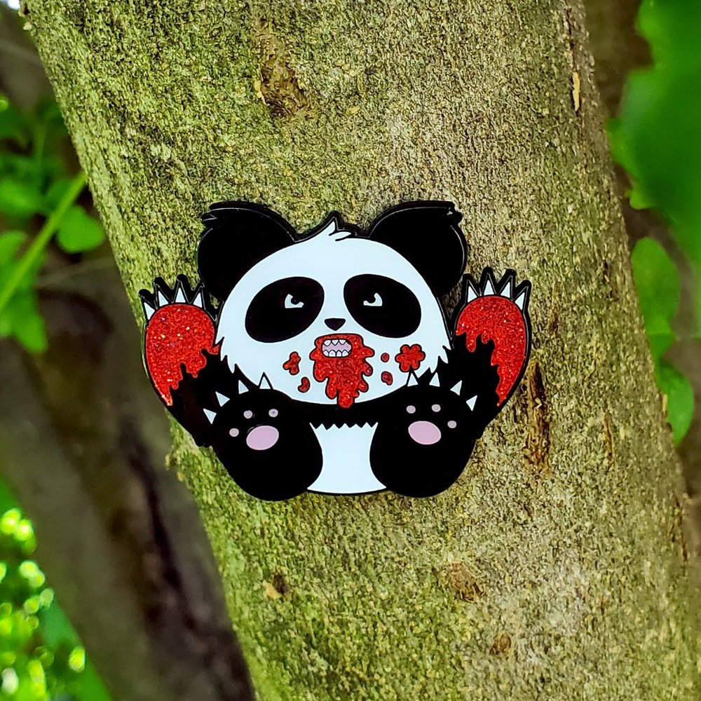 Pandamonium Enamel Pin